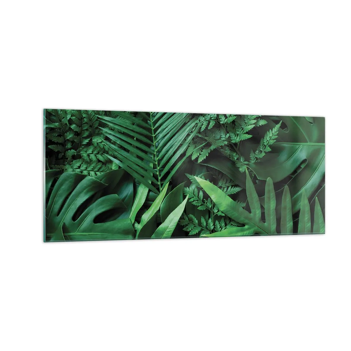 Üveg kép - Összebújva a zöldben - 100x40 cm