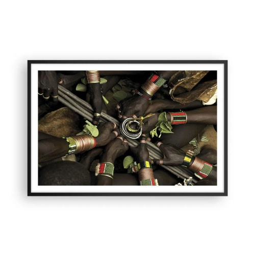 Poszter fehér keretben - Együtt vagyunk - 91x61 cm