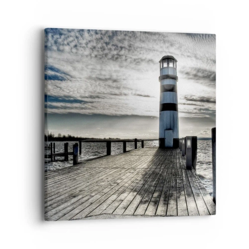 Vászonkép - Tengerészek, várlak benneteket - 40x40 cm