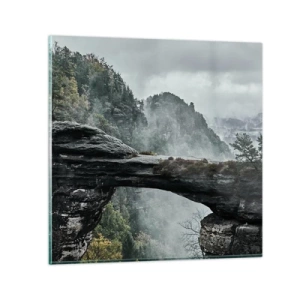 Üveg kép - A kaland hamarosan kezdődik - 50x50 cm