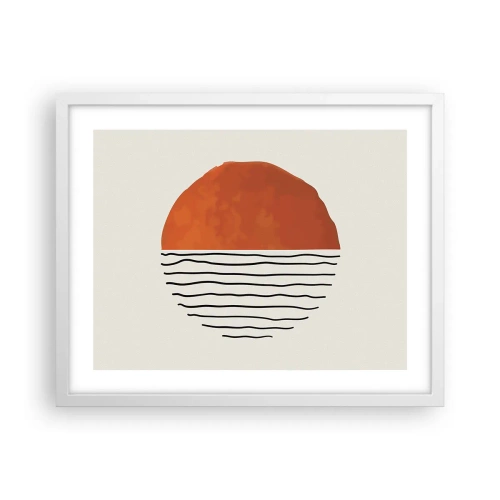 Poszter fekete keretben - Japán hangulatban - 50x40 cm