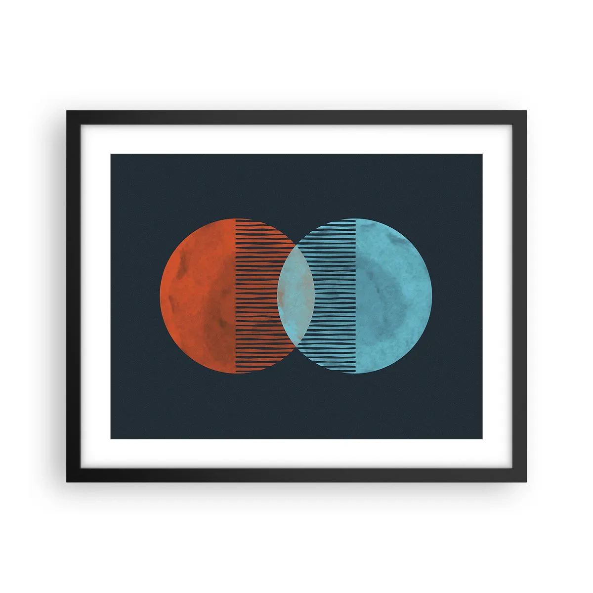 Poszter fehér keretben - Csillagászati fantázia - 50x40 cm