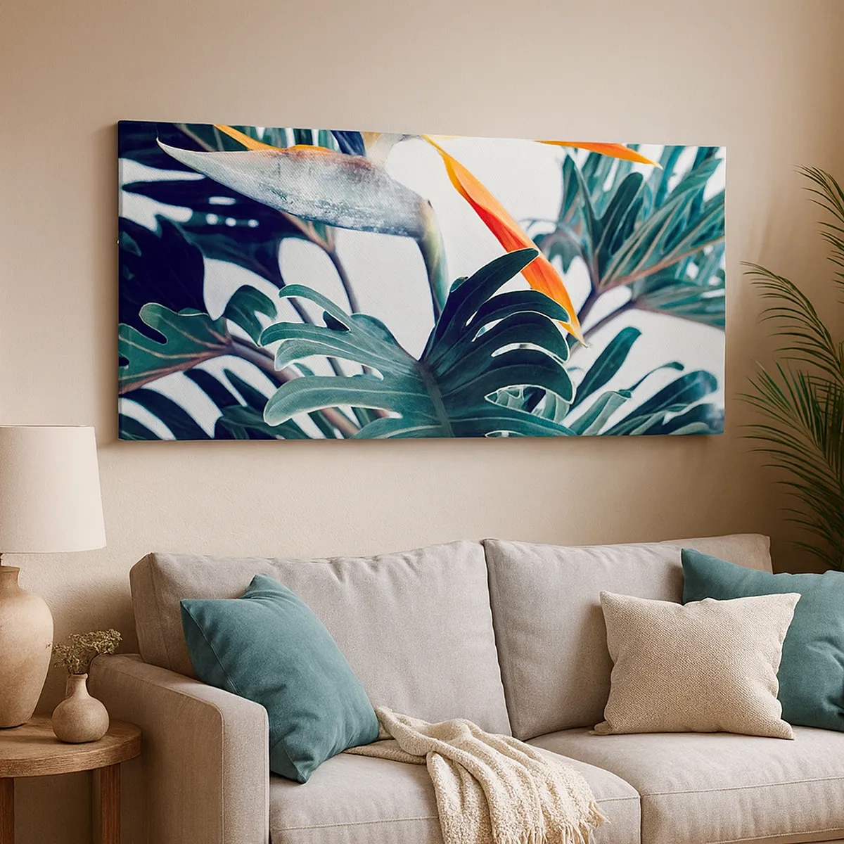 Vászonkép - Madárkalitka - 30x30 cm