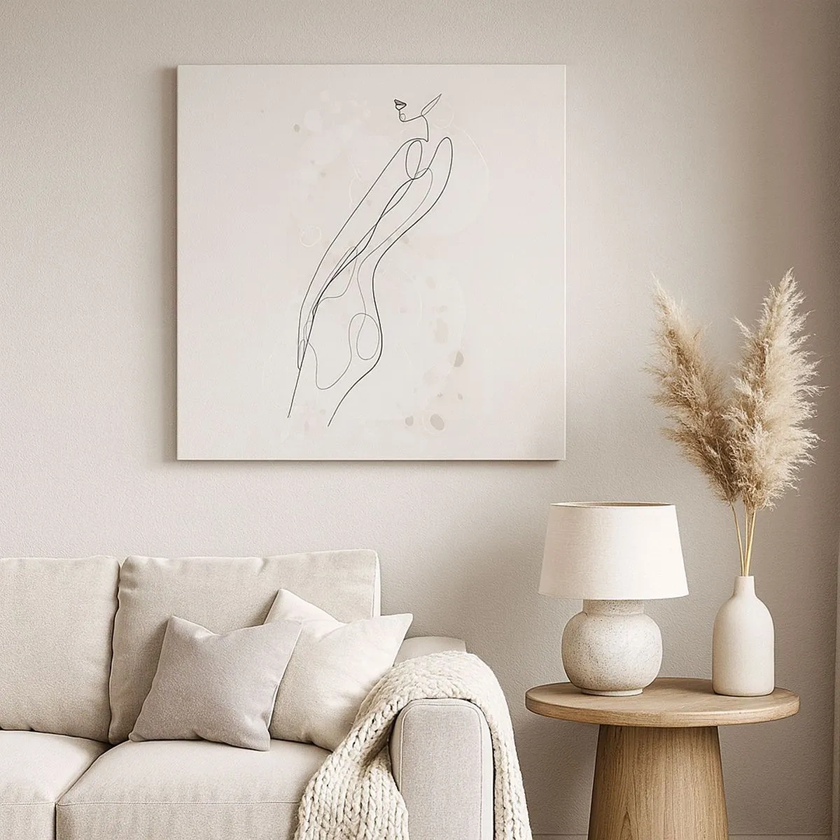 Vászonkép - Eltévedni nézésben - 30x30 cm