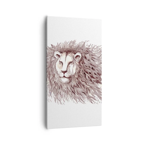 Vászonkép - Tüzes uralkodó - 55x100 cm