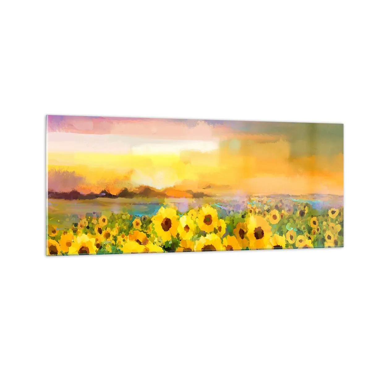 Üveg kép - A nap maga szállt le a földre - 100x40 cm