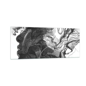 Üveg kép - Álmokba gabalyodva - 100x40 cm