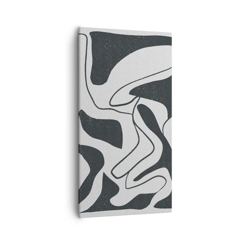 Vászonkép - Absztrakt játék egy labirintusban - 55x100 cm