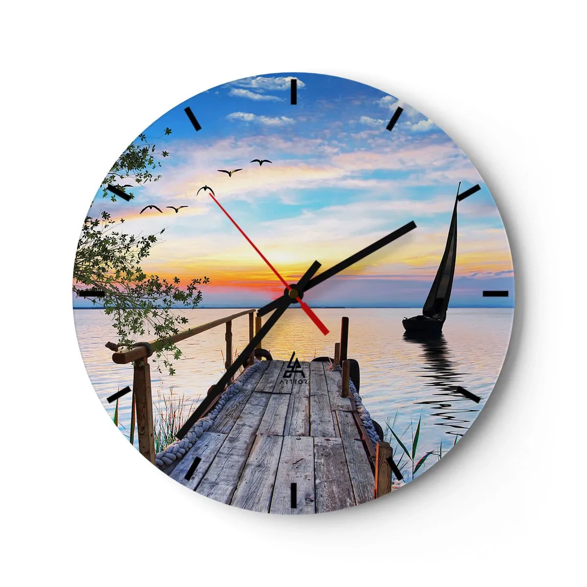 Falióra, Óra - Kellemes este - 40x40 cm