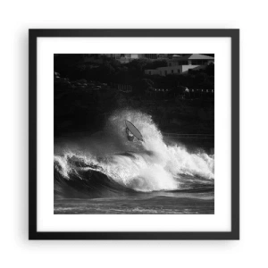 Poszter fehér keretben - Kihívás elfogadva! - 40x40 cm