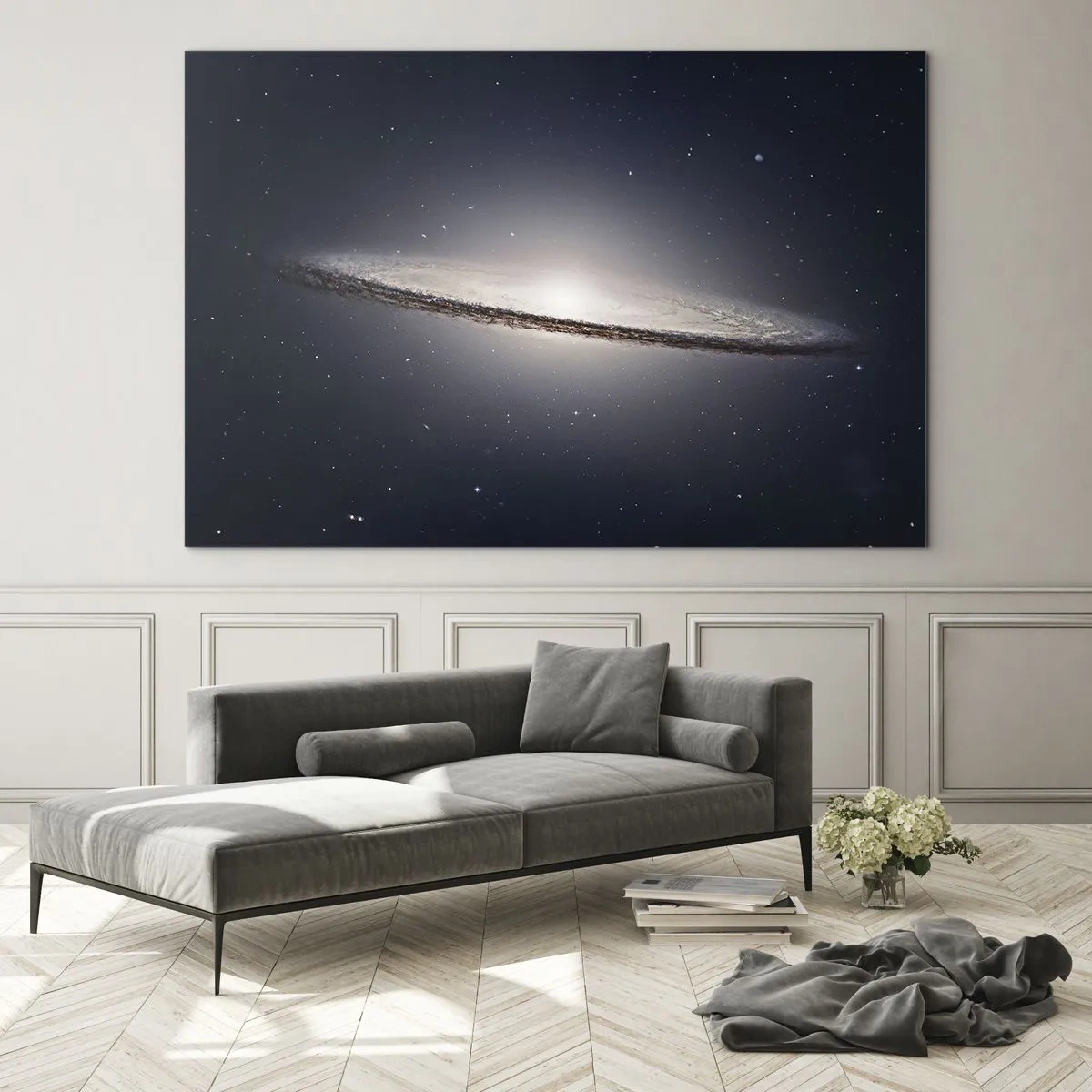 Üveg kép - Réges régen, egy messzi-messzi galaxisban.... - 120x80 cm