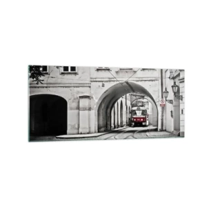 Üveg kép - A város labirintusán keresztül - 120x50 cm
