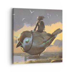 Vászonkép - Egy fantasztikus utazás állomása - 30x30 cm