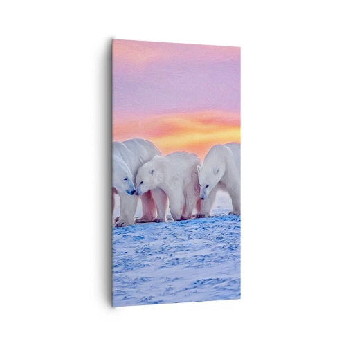 Vászonkép - Elég a családi meleg - 65x120 cm