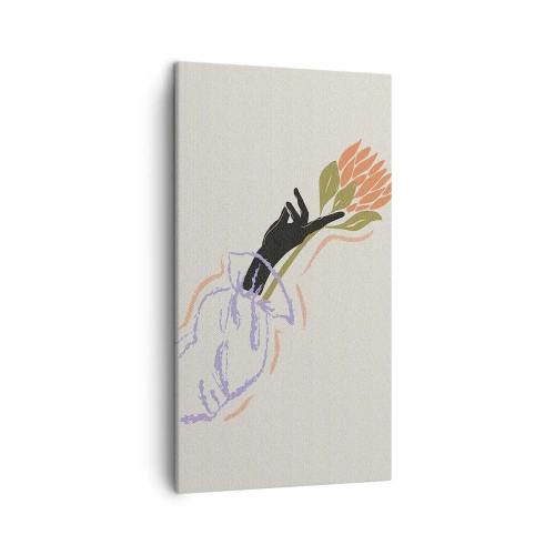 Vászonkép - Egy testvéri érintés - 45x80 cm