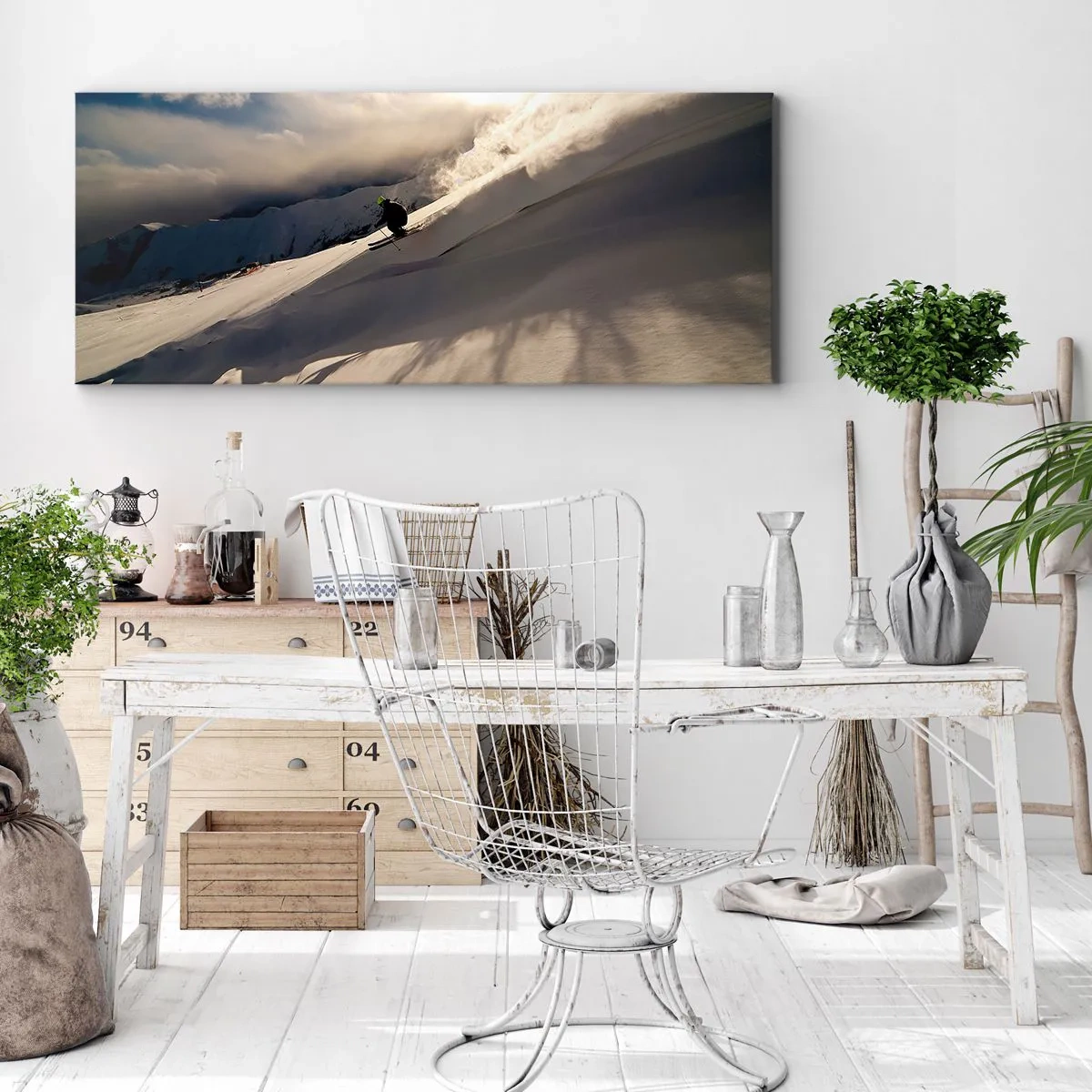 Vászonkép - Hegyi kihívás teljesítve - 90x30 cm