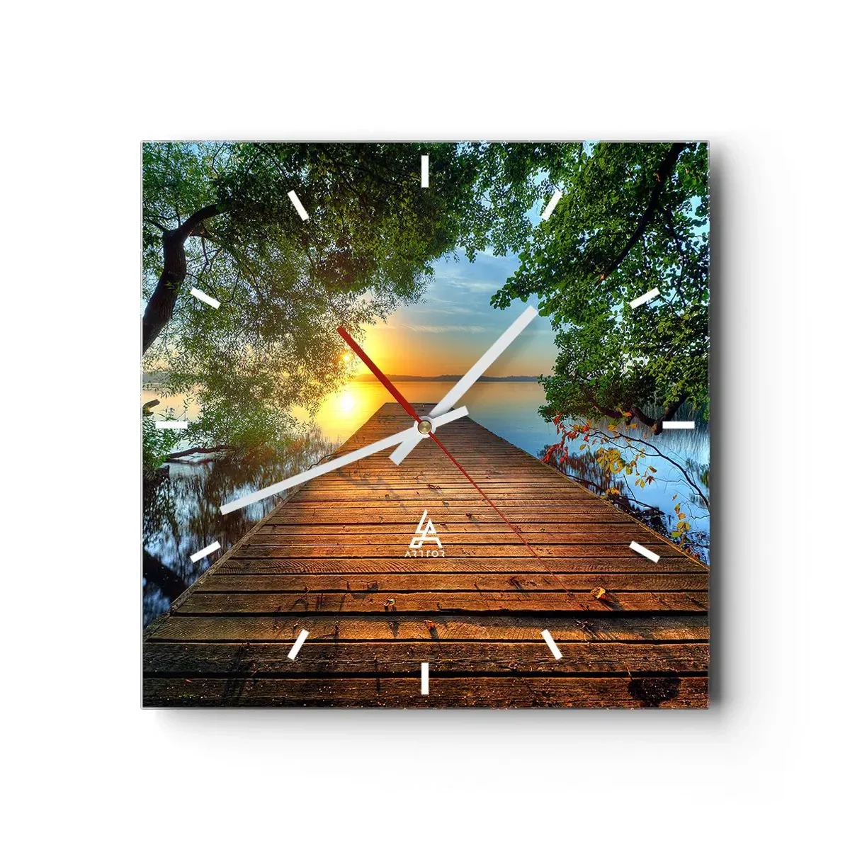 Falióra, Óra - Ne siess, ülj le - 40x40 cm