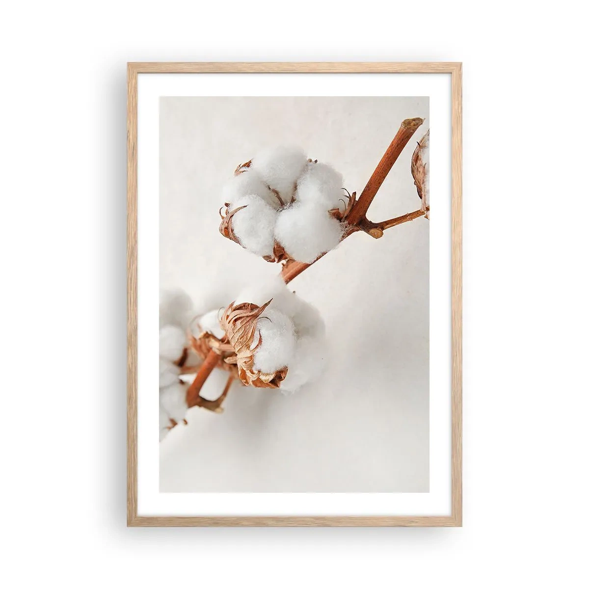 Poszter világos tölgy keretben - Csak ölelkezni - 50x70 cm