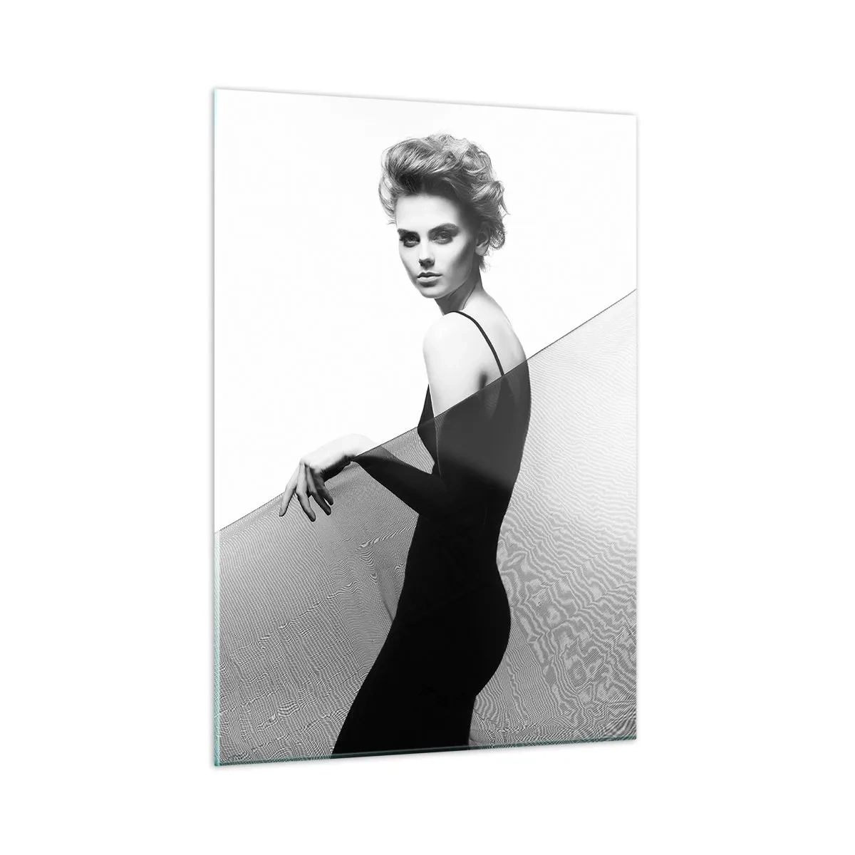 Üveg kép - Vonzó tekintet - 50x70 cm