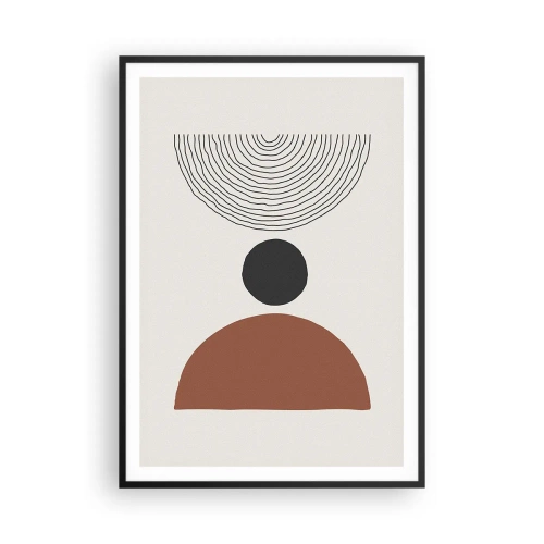 Poszter fehér keretben - A figyelem középpontjában - 70x100 cm