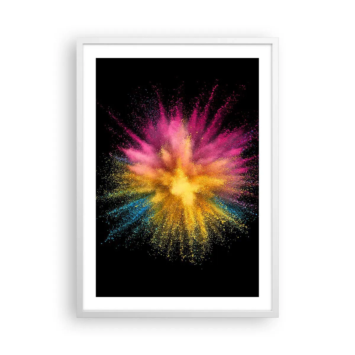 Poszter fekete keretben - A színek születése - 50x70 cm