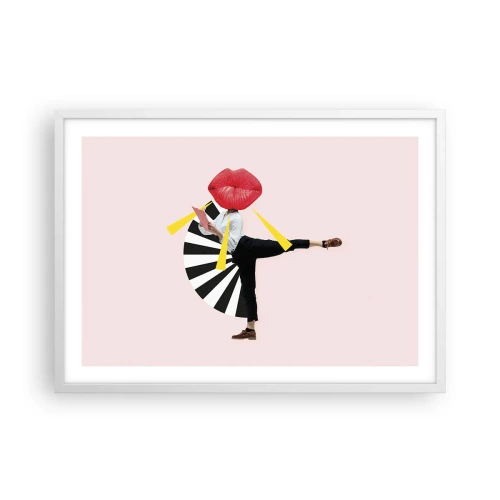 Poszter fekete keretben - Szürreális pop art - 70x50 cm