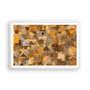 Poszter fekete keretben - Formában a világ - 91x61 cm