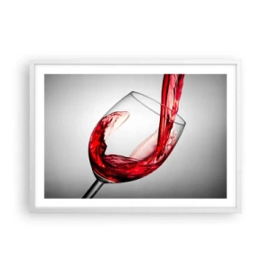 Poszter fekete keretben - Szín - mozgás - hang - 70x50 cm