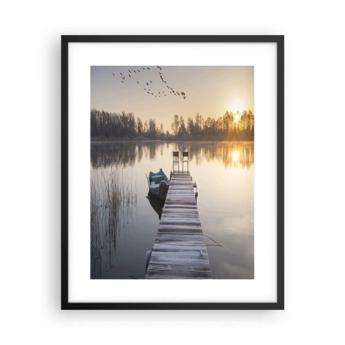 Poszter fehér keretben - Egy kis idő múlva visszajövök - 40x50 cm