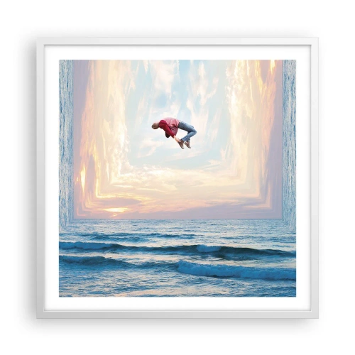 Poszter fekete keretben - Egy másik dimenzióba - 60x60 cm