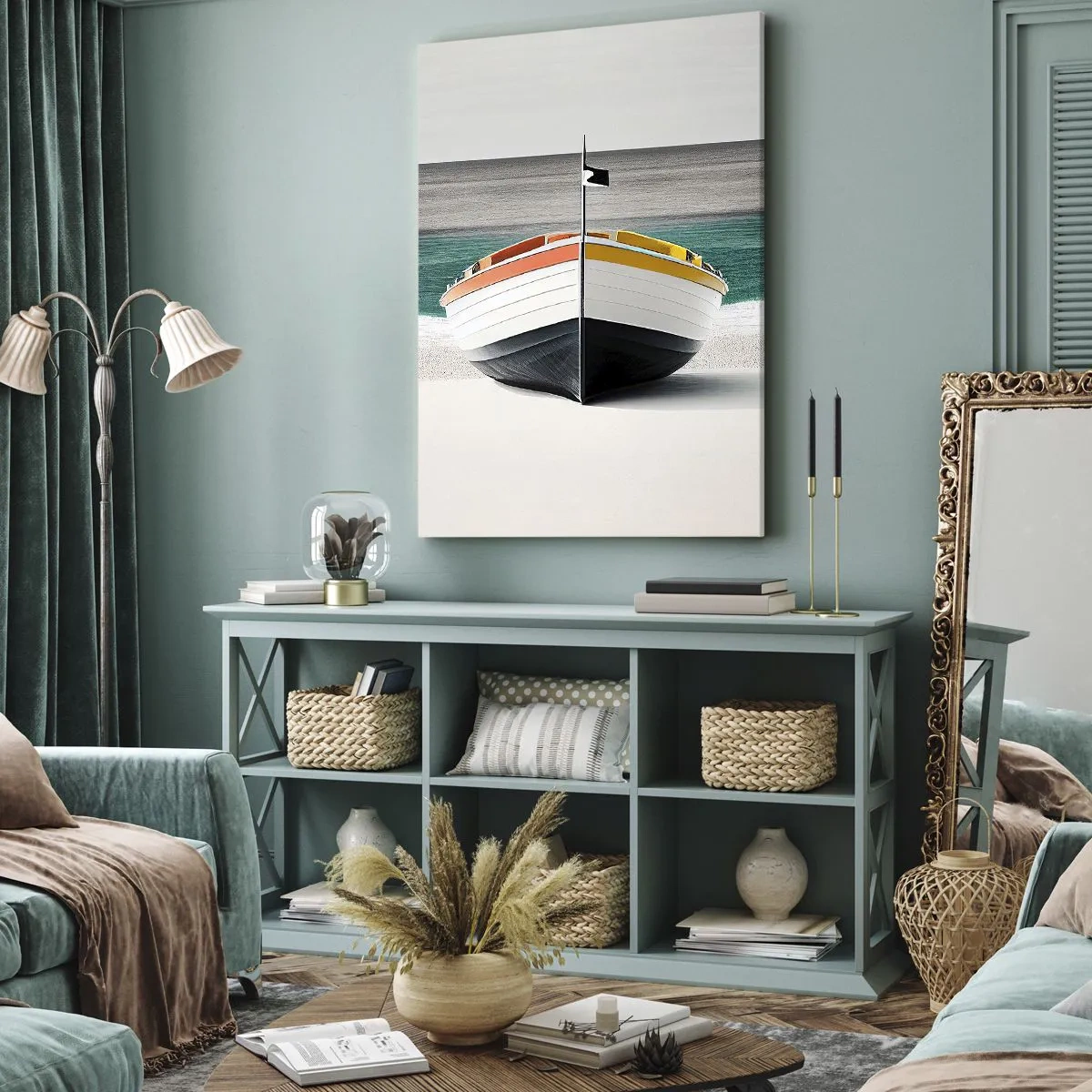 Vászonkép - A maga helyén - 65x120 cm