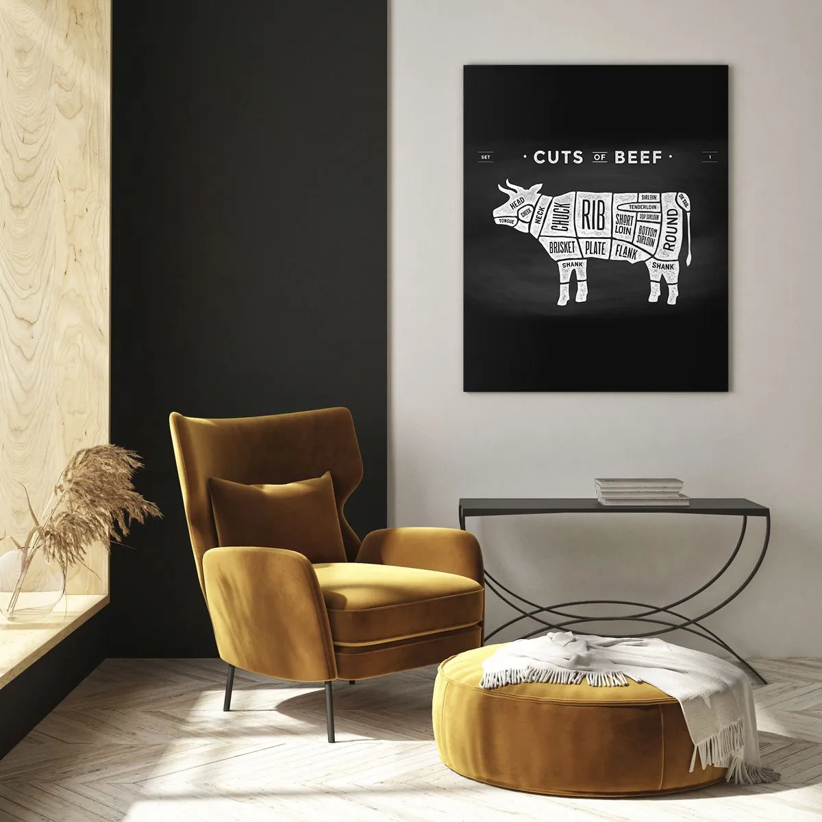 Üveg kép - Mészáros ábécéskönyve - 50x70 cm