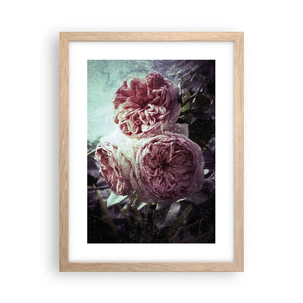 Poszter világos tölgy keretben - Romantikus hangulatban - 30x40 cm