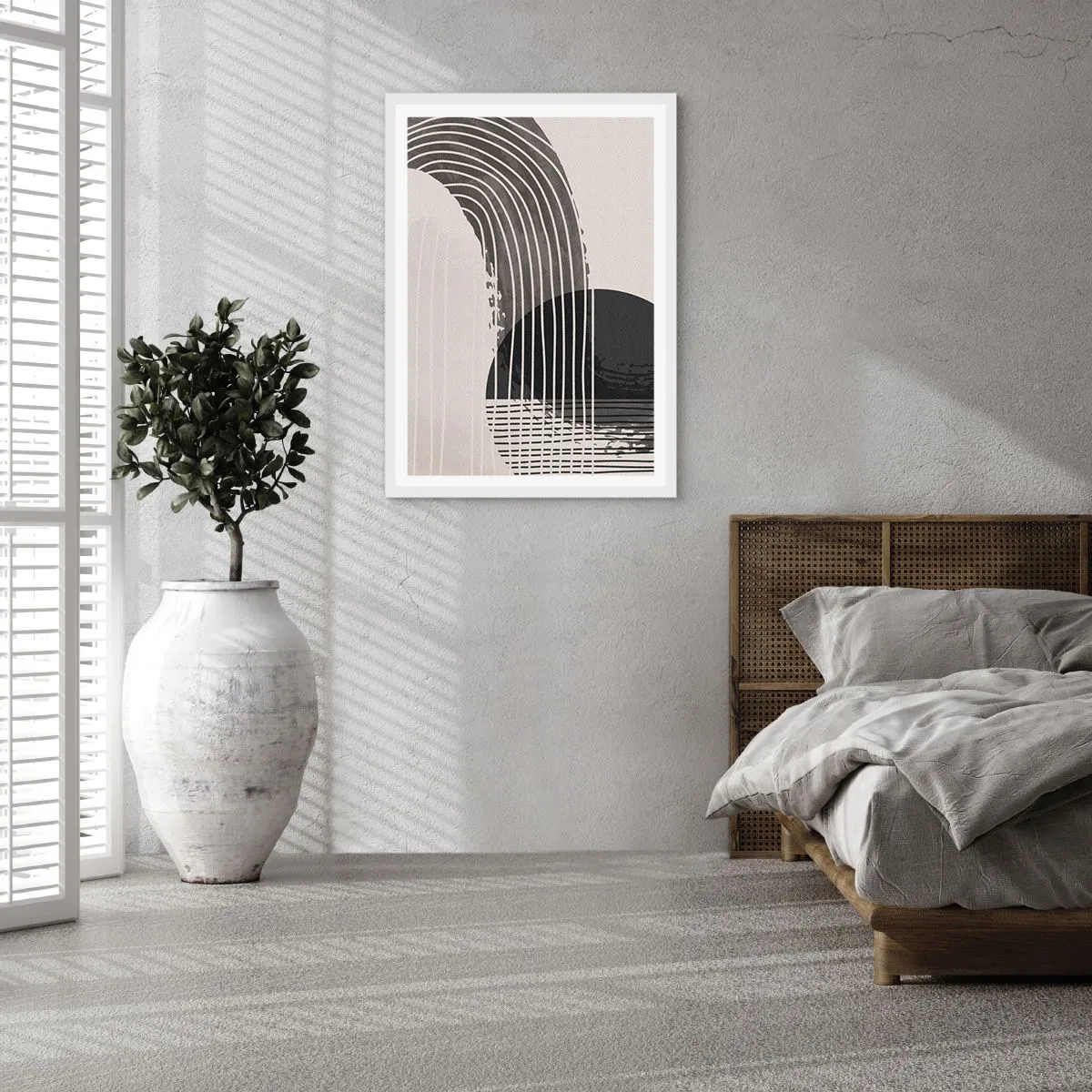 Poszter fekete keretben - Oda és vissza - 40x50 cm