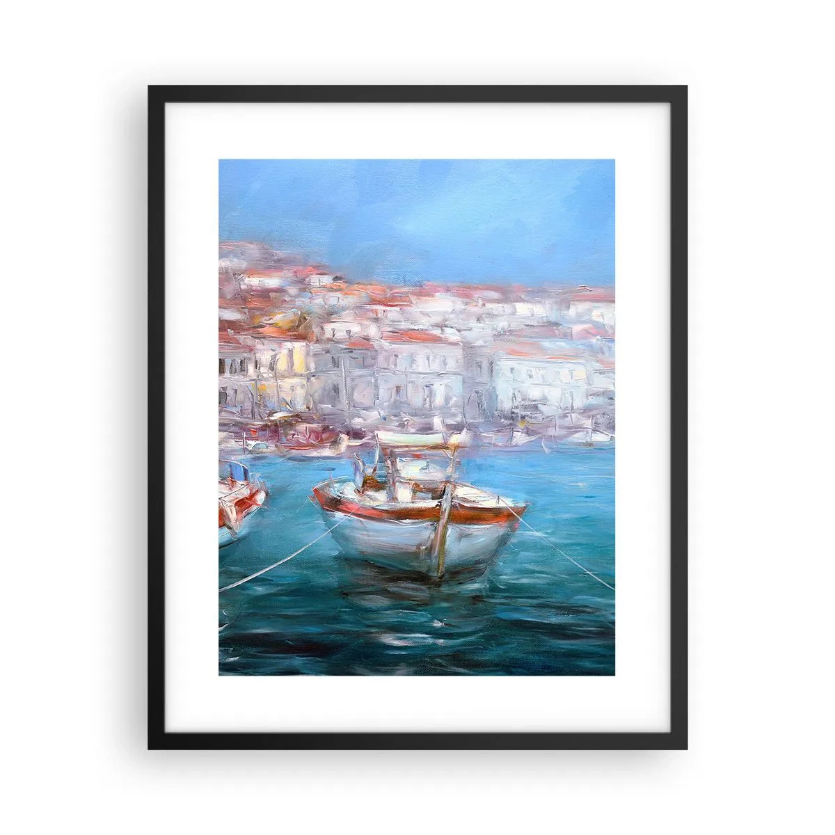 Poszter fehér keretben - Olasz öböl - 40x50 cm