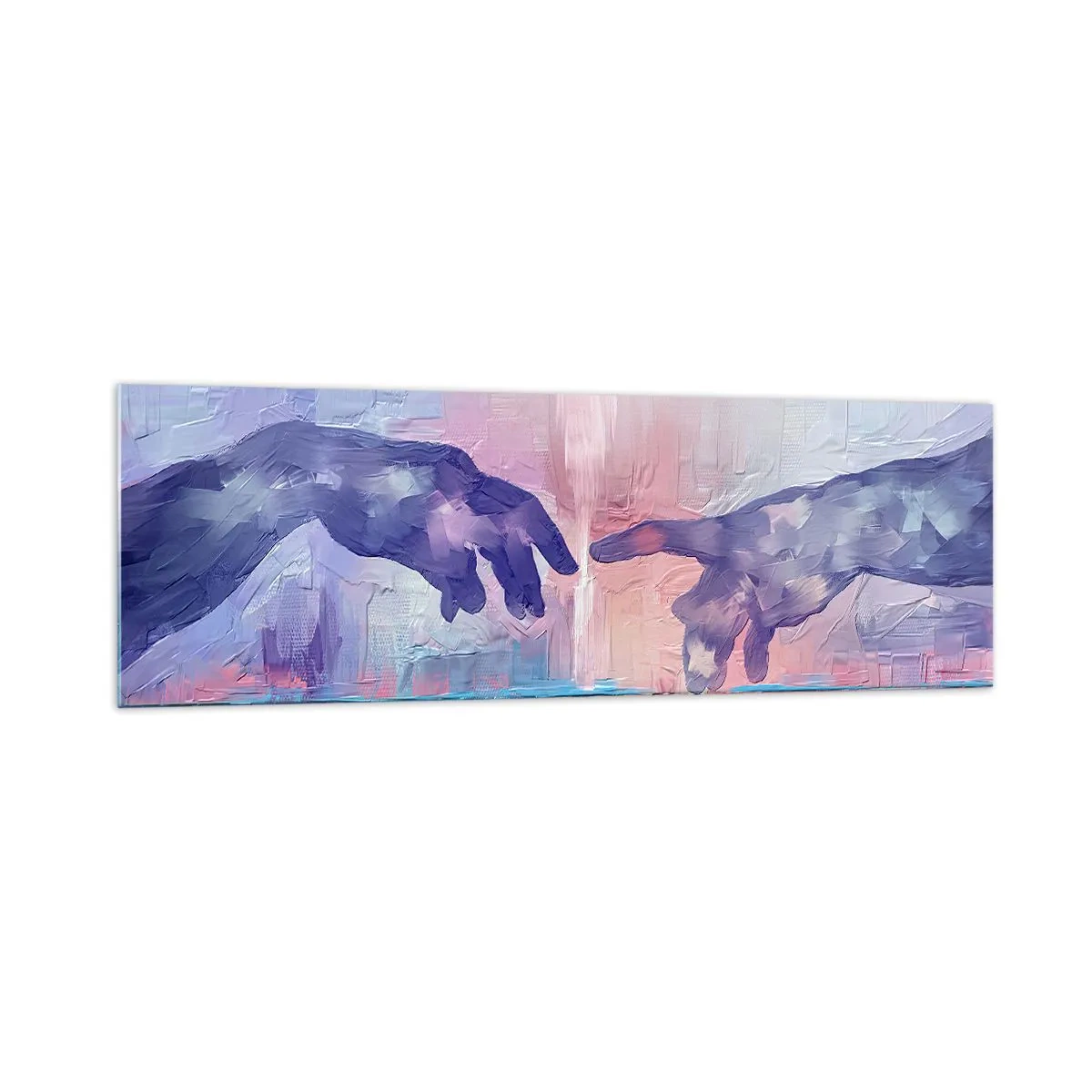 Üveg kép - Az élet isteni szikrája - 160x50 cm