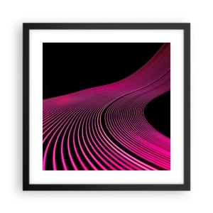 Poszter fehér keretben - A fény sugárútján - 40x40 cm