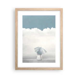 Poszter világos tölgy keretben - A valóság és az álmok határán - 30x40 cm