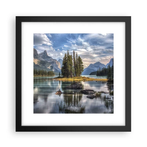 Poszter fehér keretben - A nagy és tiszta víz mellett... - 30x30 cm