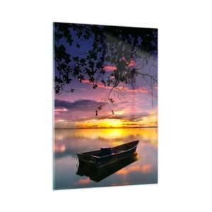 Üveg kép - „Úgy tűnik, az ég közepén lógsz...” - 50x70 cm