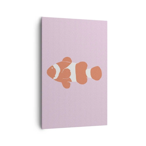 Vászonkép - Illik a korall az arcához és a farkához - 80x120 cm