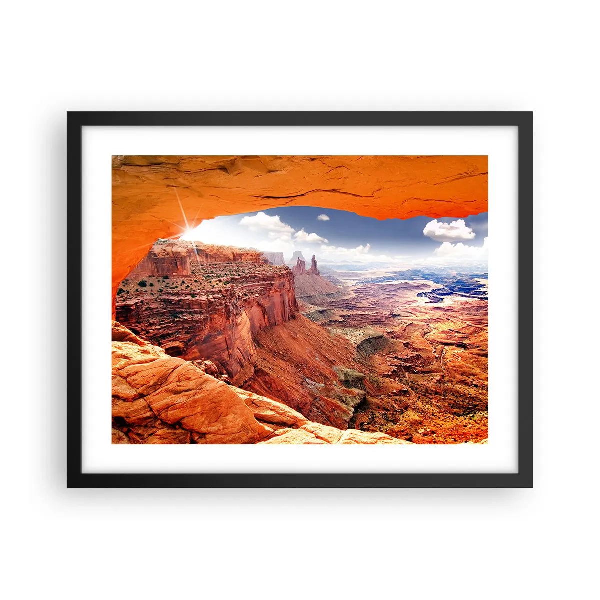 Poszter fehér keretben - Maga a természet faragta - 50x40 cm