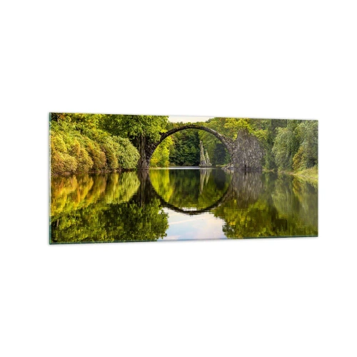 Üveg kép - A két világ találkozásánál - 120x50 cm