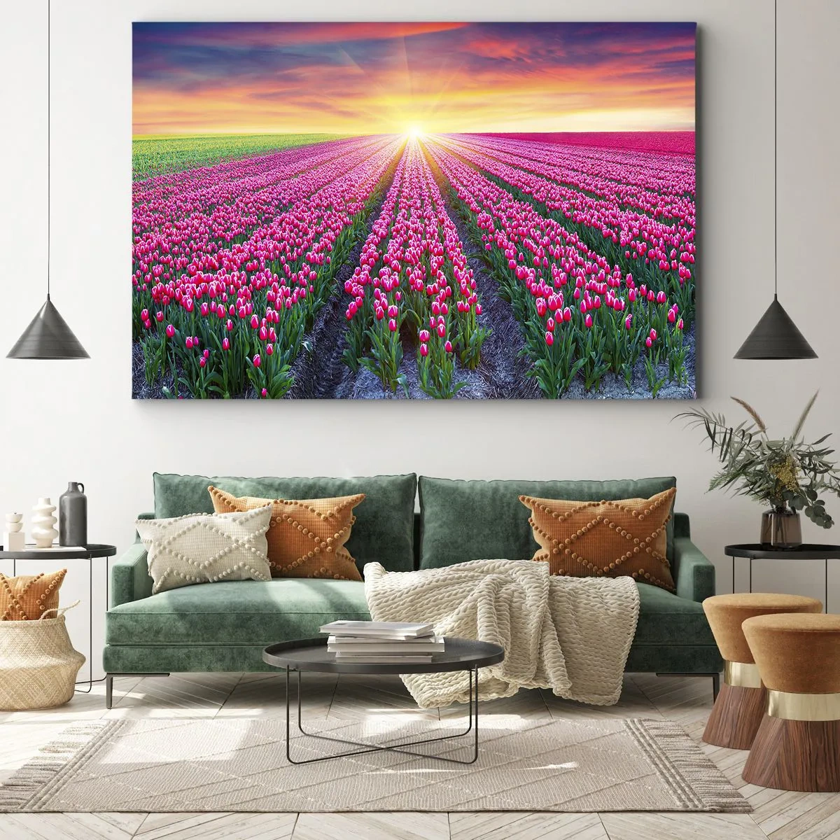 Vászonkép - Gyönyör farm - 100x70 cm