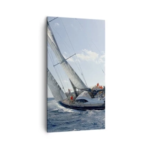 Vászonkép - Győzzön a jobbik - 45x80 cm