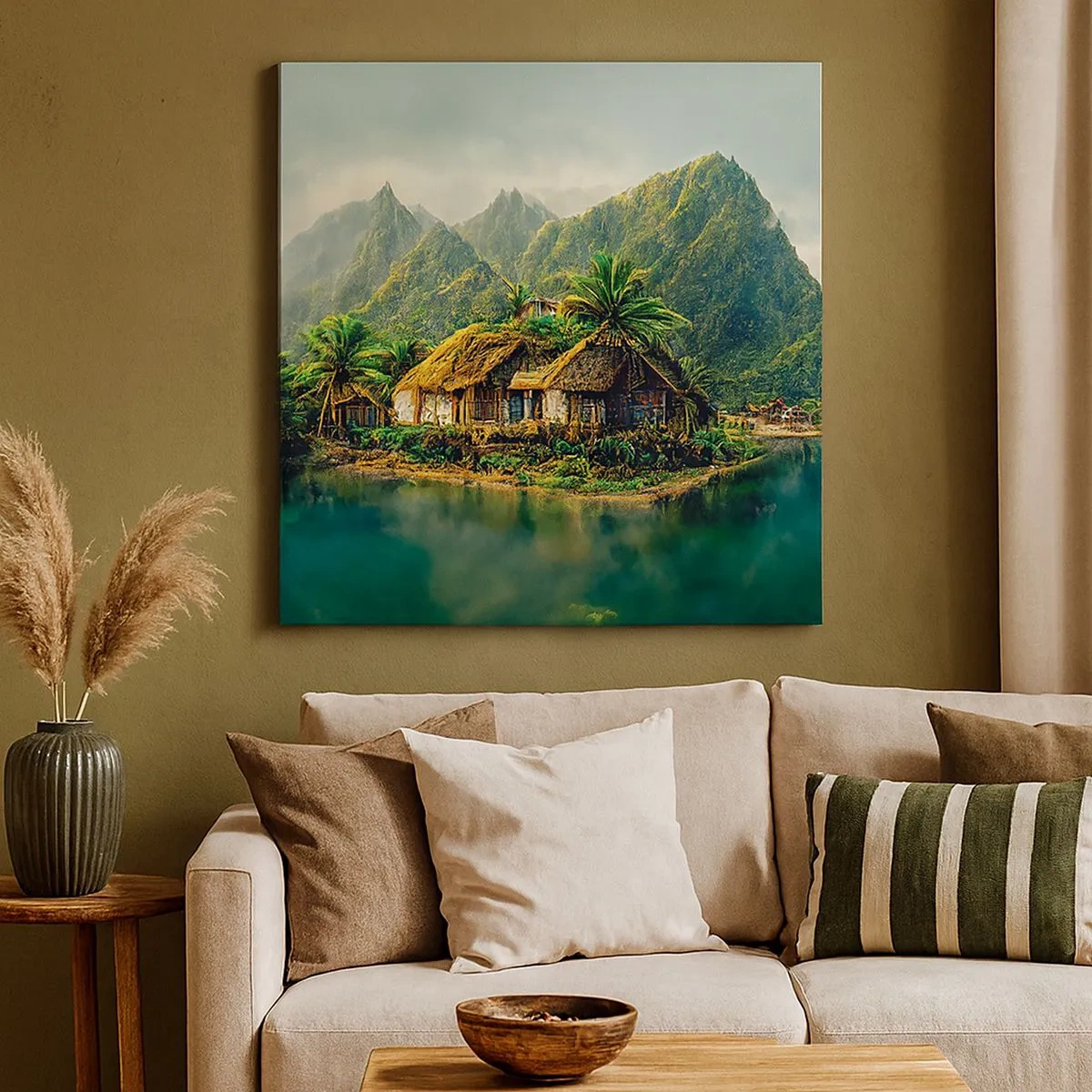 Vászonkép - Trópusi paradicsom - 30x30 cm