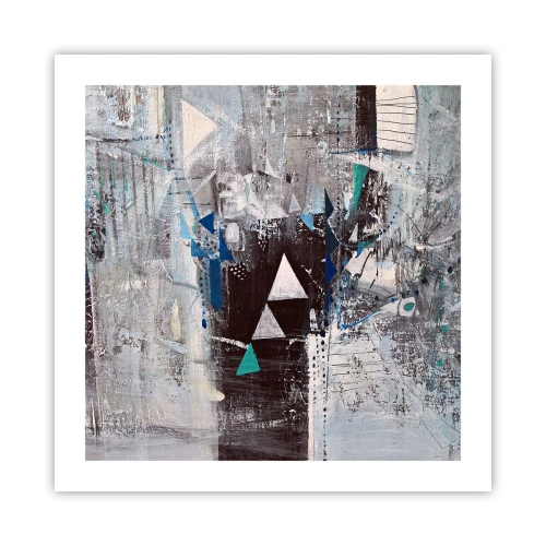 Poszter - A háromszögek felülíró sorrendje - 50x50 cm