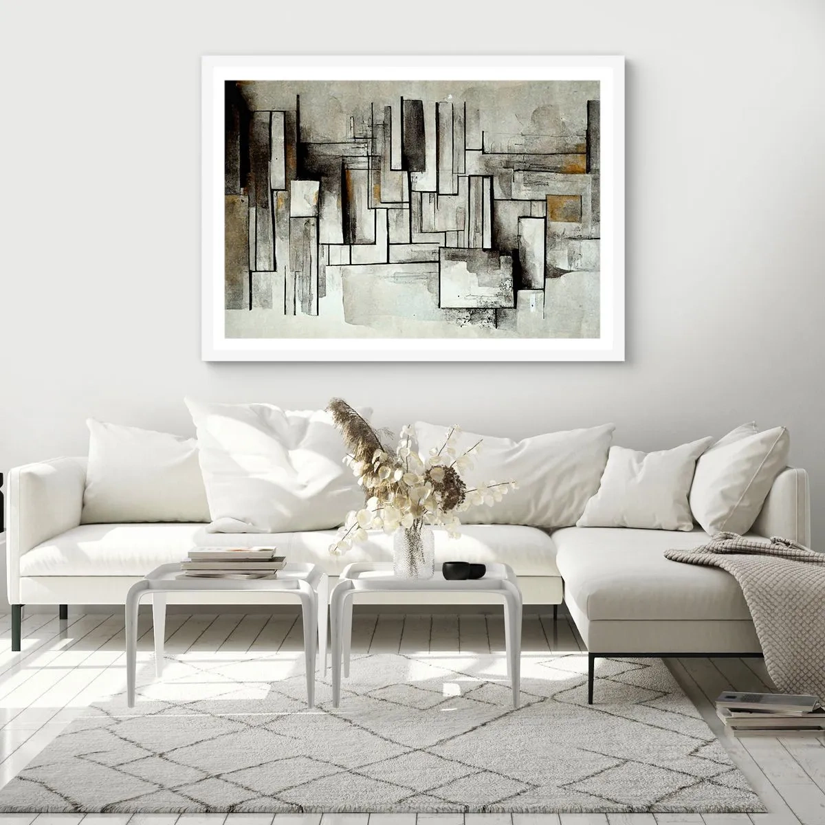 Poszter fekete keretben - Az egyszerűség ereje - 91x61 cm