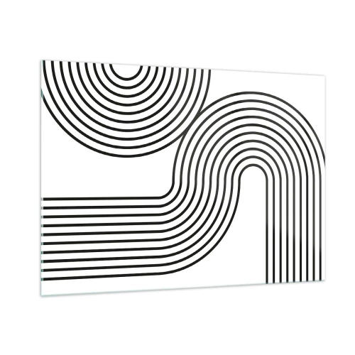 Üveg kép - Egy ívben - 100x70 cm