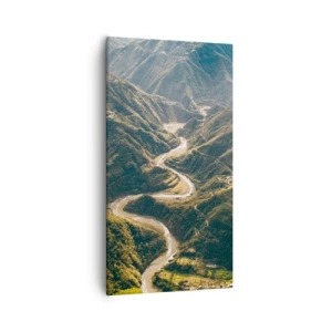 Vászonkép - A hegyek szívéből - 55x100 cm